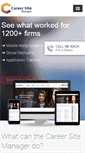 Mobile Screenshot of careersitemanager.com