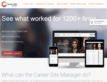 Tablet Screenshot of careersitemanager.com